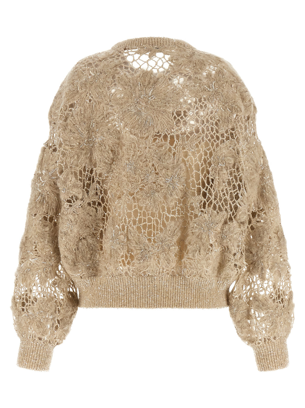 Beige Wool Cardigan