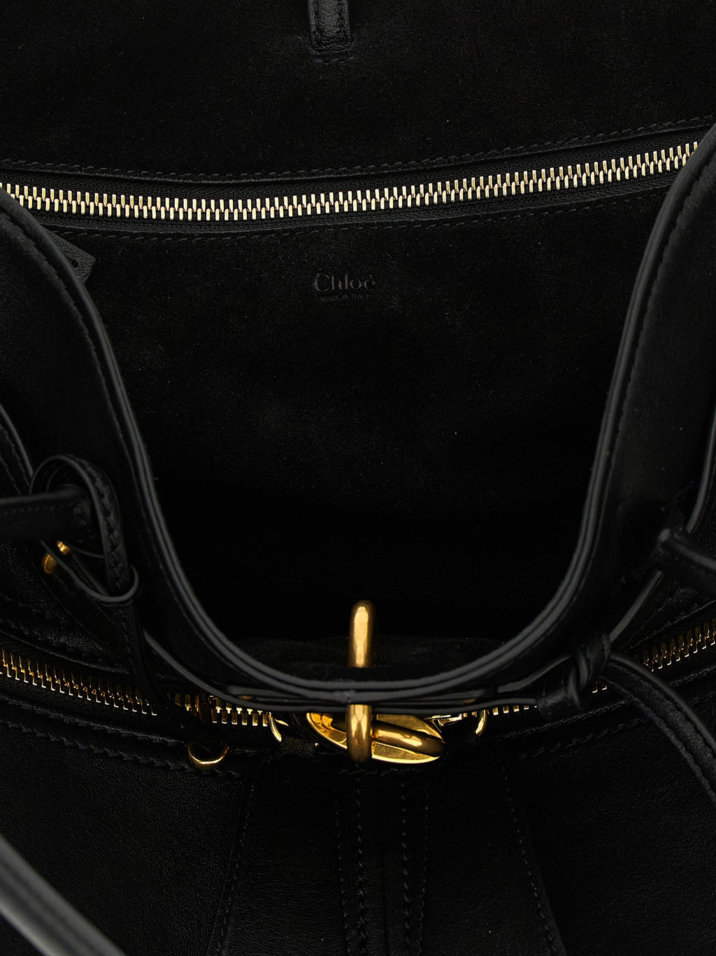 Black Lamb Leather Shoulder Bag
