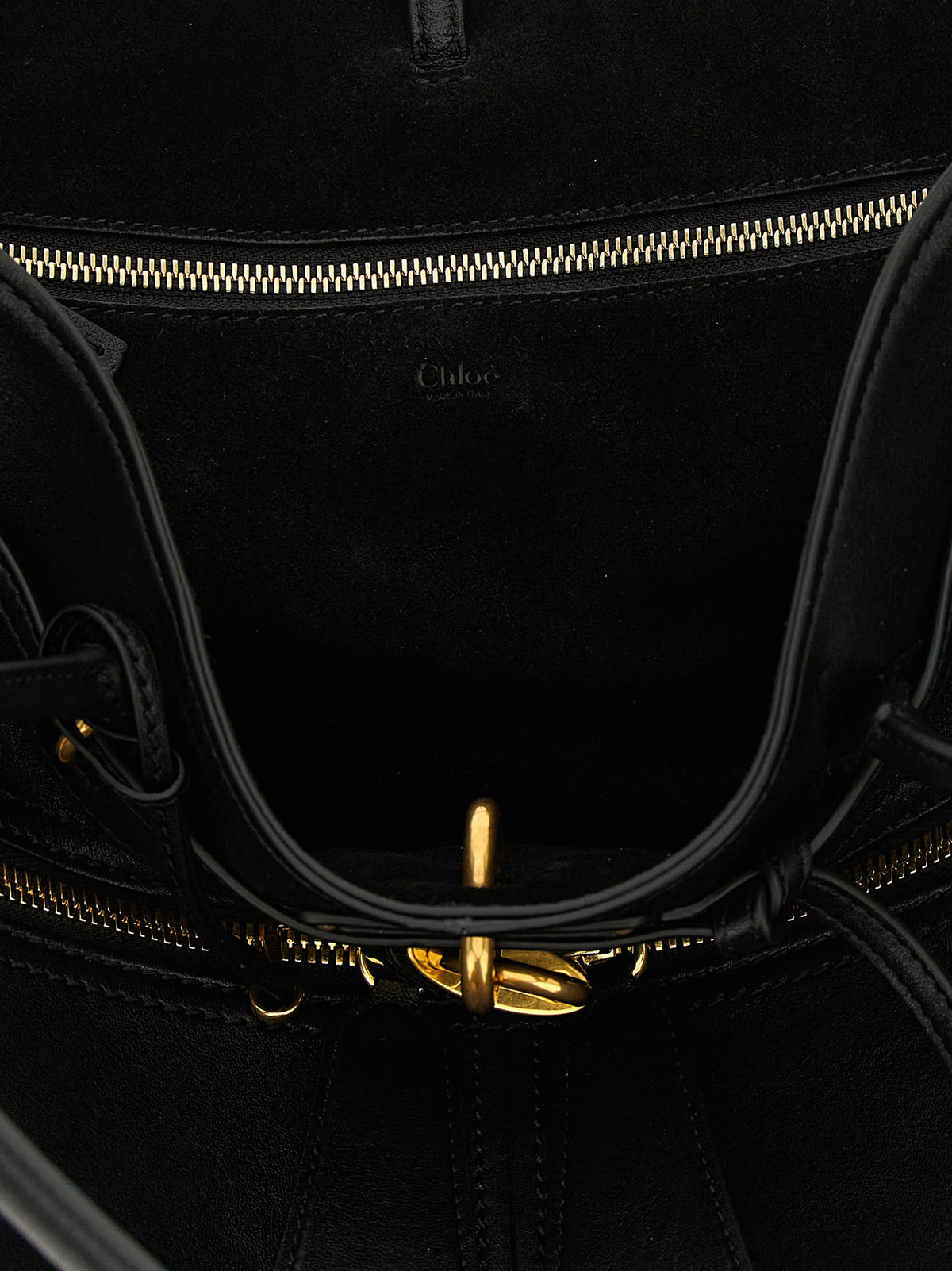 Black Lamb Leather Shoulder Bag