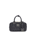 Black Calf Leather Bos Taurus Handbag
