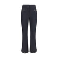 Black Polyester Athletic Pants