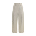 Beige Wool Oves Aries Dress Pants