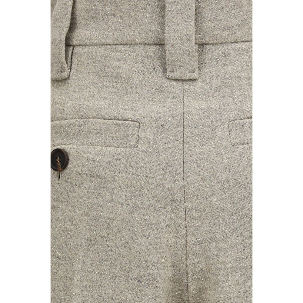 Beige Wool Oves Aries Dress Pants