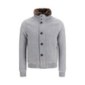 Gray Goose Down Full-Length Jacket