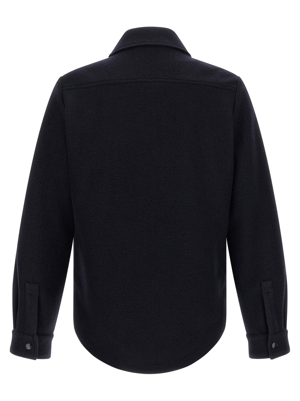 Blue Virgin Wool Blouse