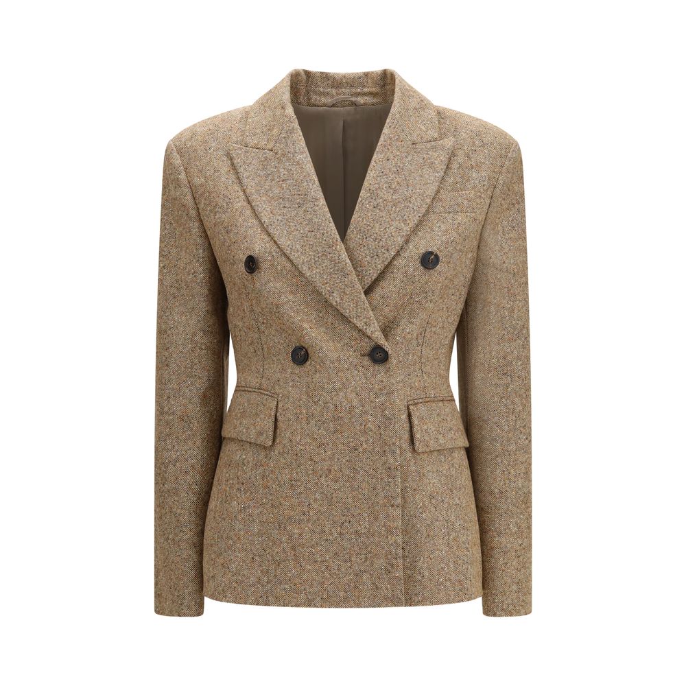 Beige Wool Oves Aries Full-Length Jacket