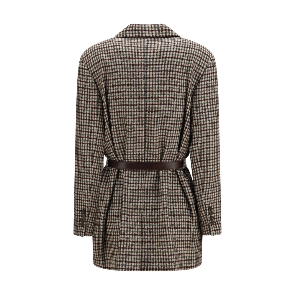 Beige Mohair Blazer