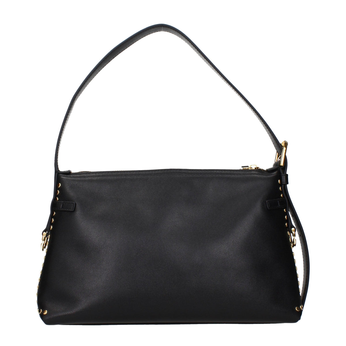 Black Leather Shoulder Bag