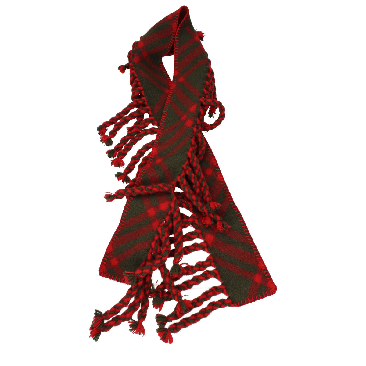 Red Wool Foulard