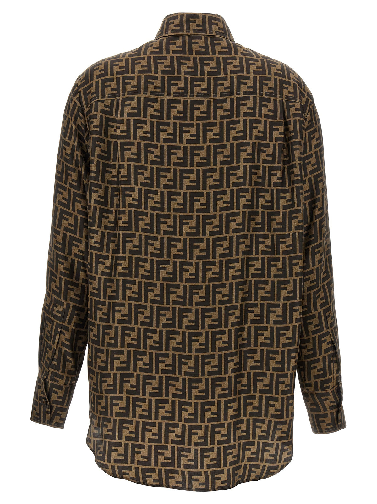 Brown Silk Blouse