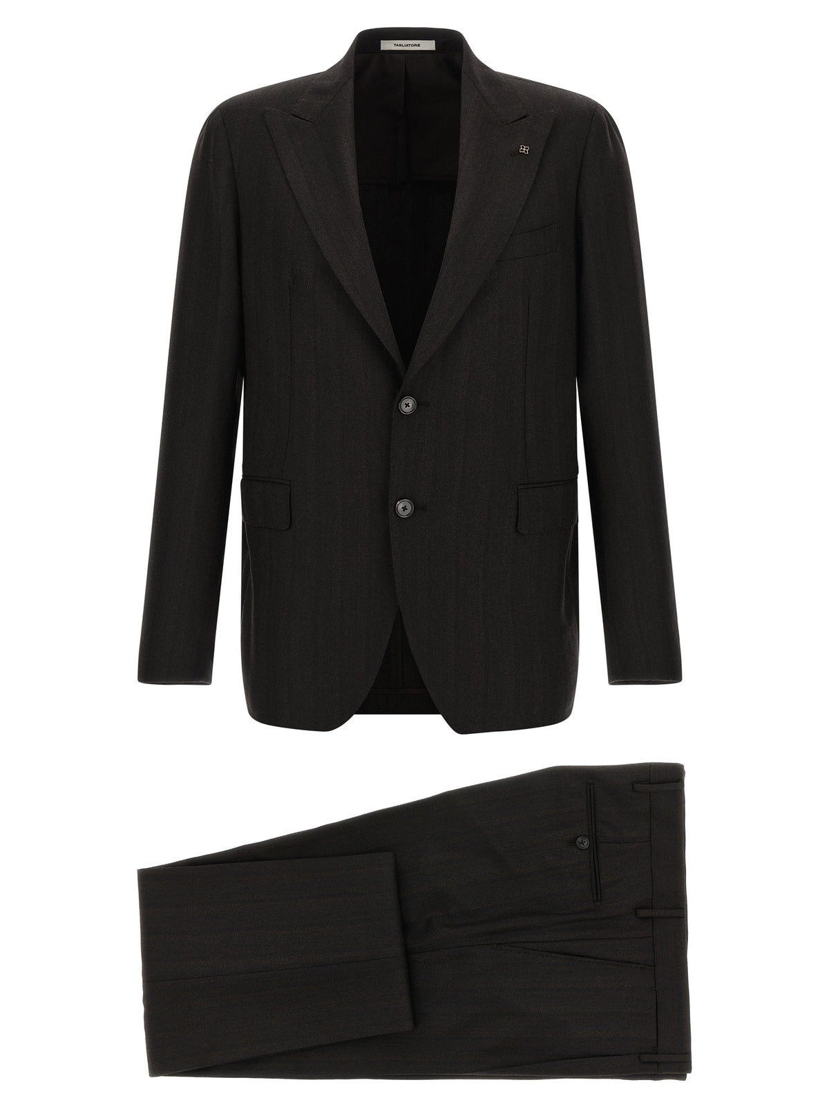 Gray Wool Two-Piece Suit