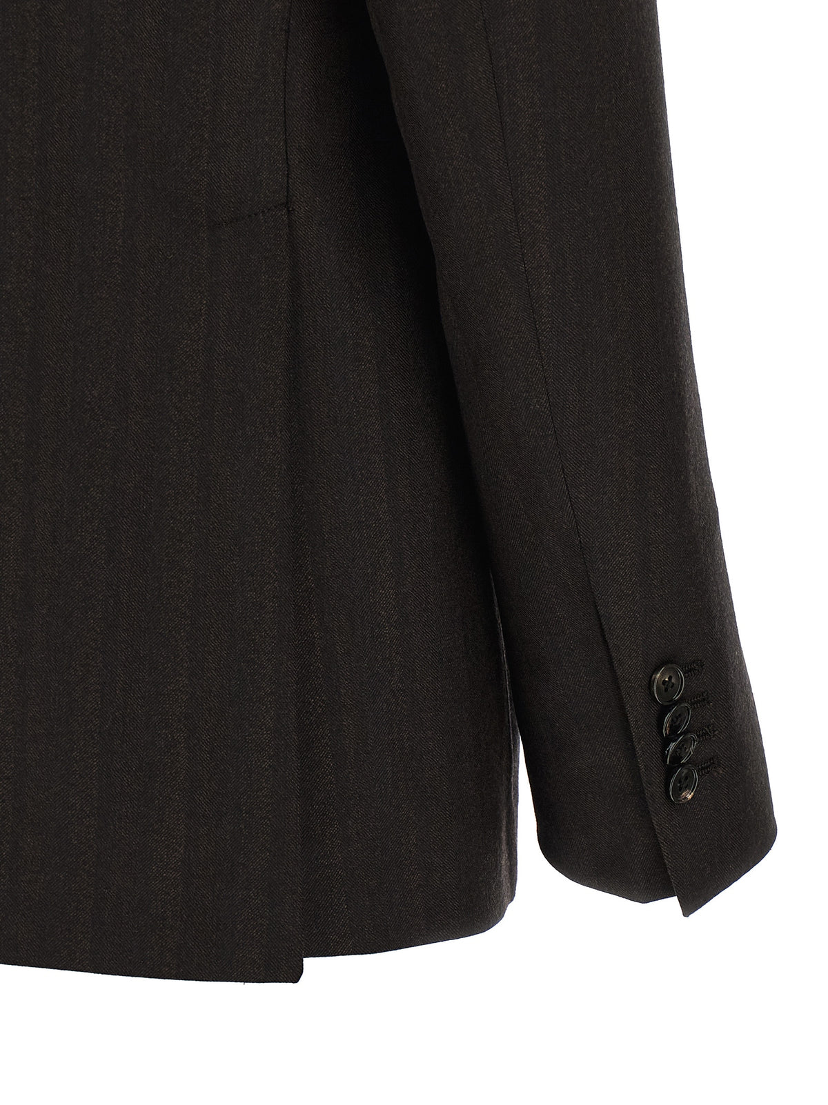Gray Wool Two-Piece Suit