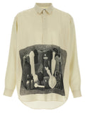 Beige Silk Blouse