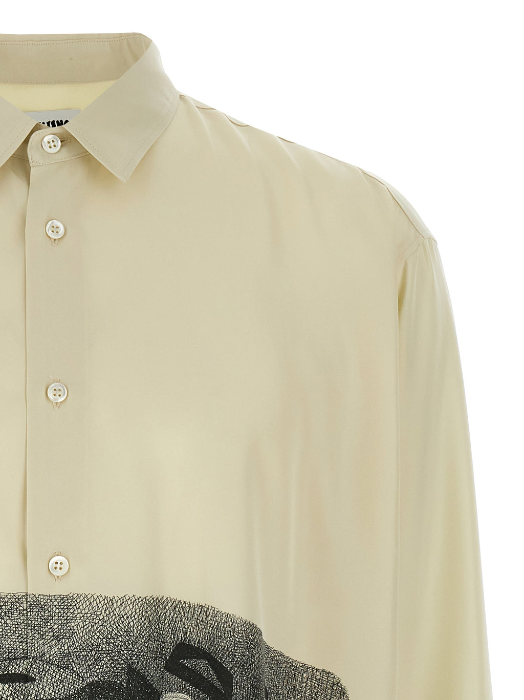 Beige Silk Blouse