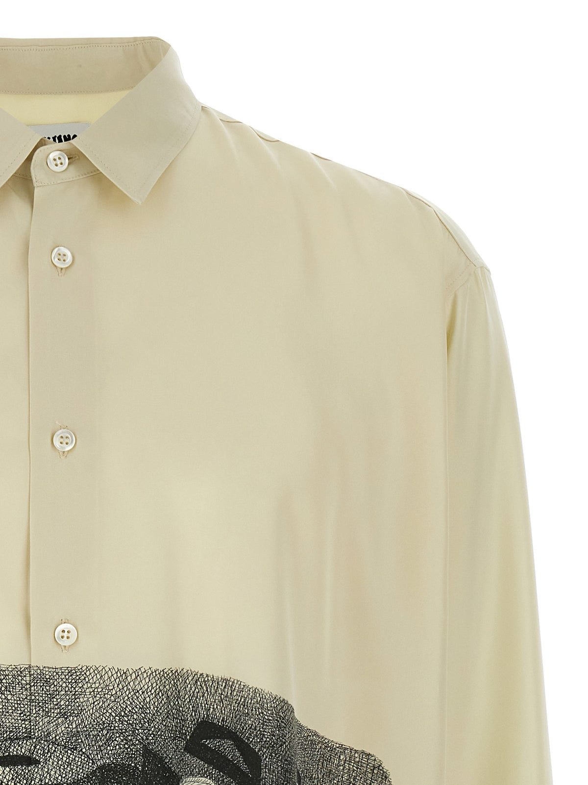 Beige Silk Blouse