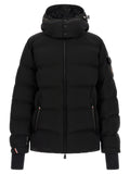 Black Polyamide Full-Length Jacket