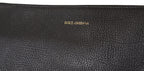 Black Exotic Leather Shoulder Sling Alta Sartoria Bag