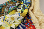 Multicolor Patchwork Sicily Long Maxi Skirt