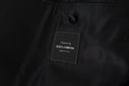 Black Double Breasted Coat Blazer Jacket
