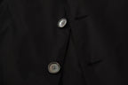 Black Single Breasted TAORMINA Breasted Blazer