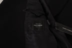 Black Wool Single Breasted Jacket Blazer