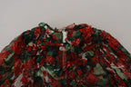 Multicolor Geranium A-line Knee Length Dress