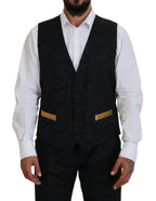 Black Gold Fantasy Tuxedo Slim Fit Suit