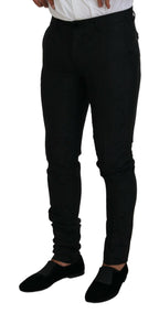 Black Polyester Men 2 Piece MARTINI Suit
