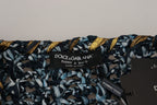 Blue Button Cardigan Fatto A Mano Sweater