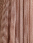 Light Lilac Pleated Lame Tulle One Shoulder Dress