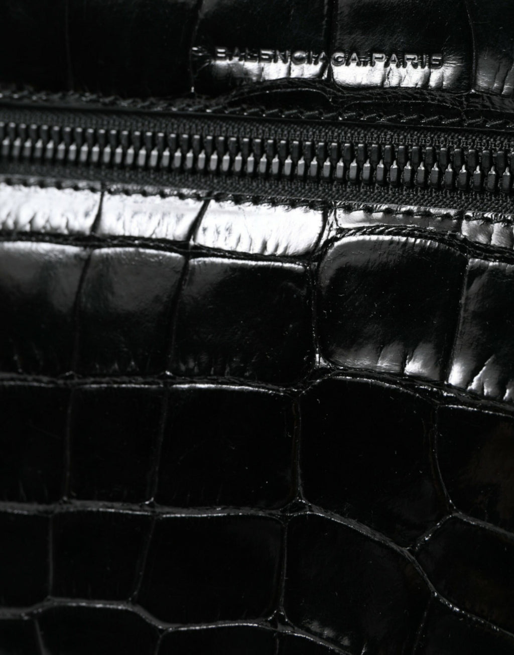 Black Exotic Leather Shoulder Crossbody Camera Bag