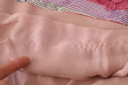 Pink Floral Sequined Crystal Gown Dress
