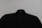Black Slim Jacket Coat Blazer MARTINI