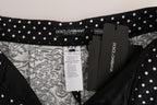 Black Polka Dot Sicily Crystal Pants