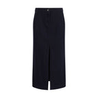 Blue Cotton Skirt
