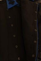 Black Wool Trench Jacket