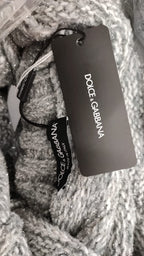 Gray Cashmere Turtle Neck Pullover Sweater