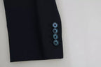 Blue Wool MARTINI Blazer Vest 2 Piece