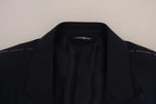 Blue Wool MARTINI Blazer Vest 2 Piece