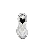 White Polyethylene Athletic Sneakers
