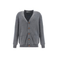 Gray Cotton Cardigan