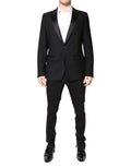 Black Wool Single Breasted Blazer Jacket