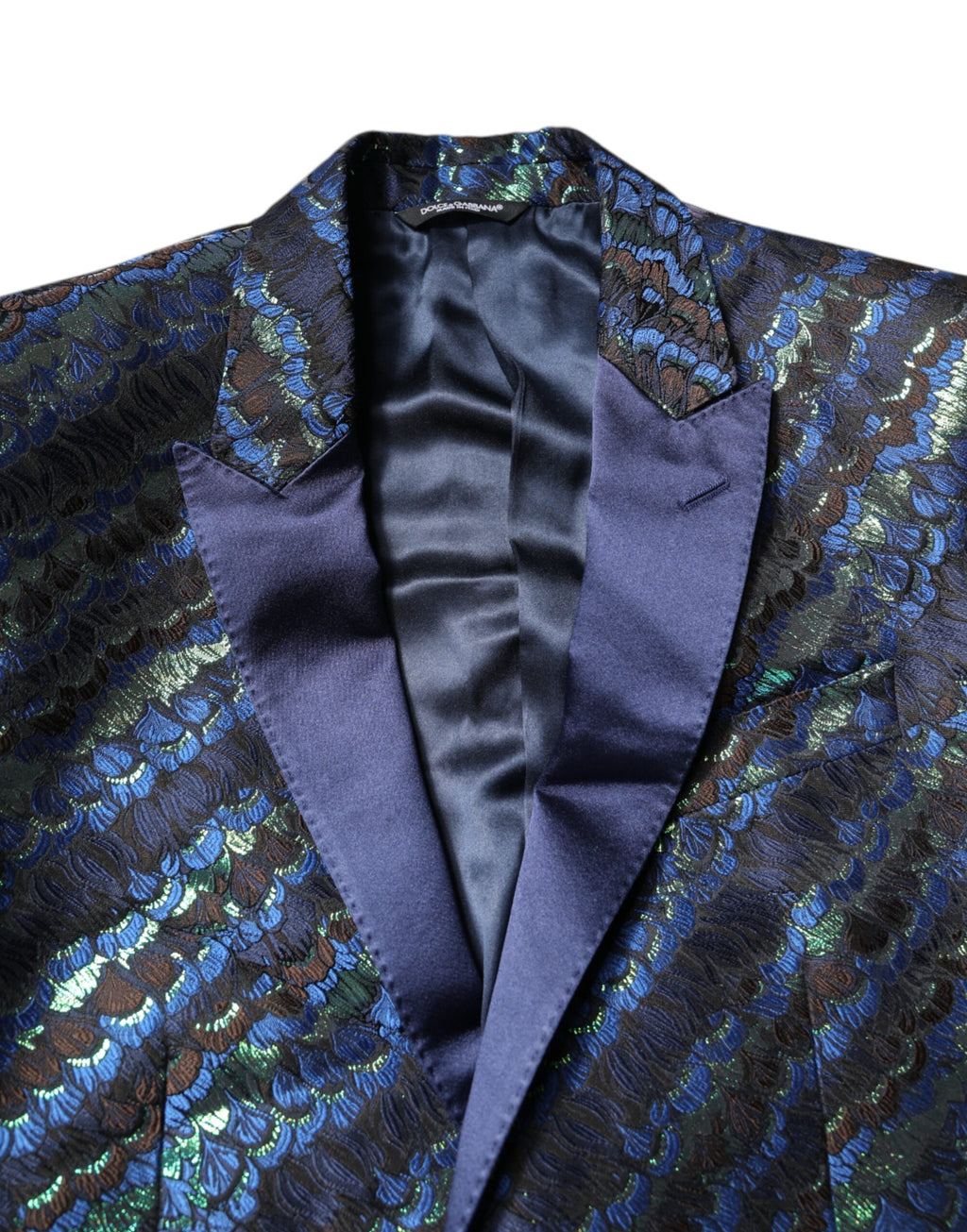 Multicolor Polyester Jacquard 2 Piece Suit