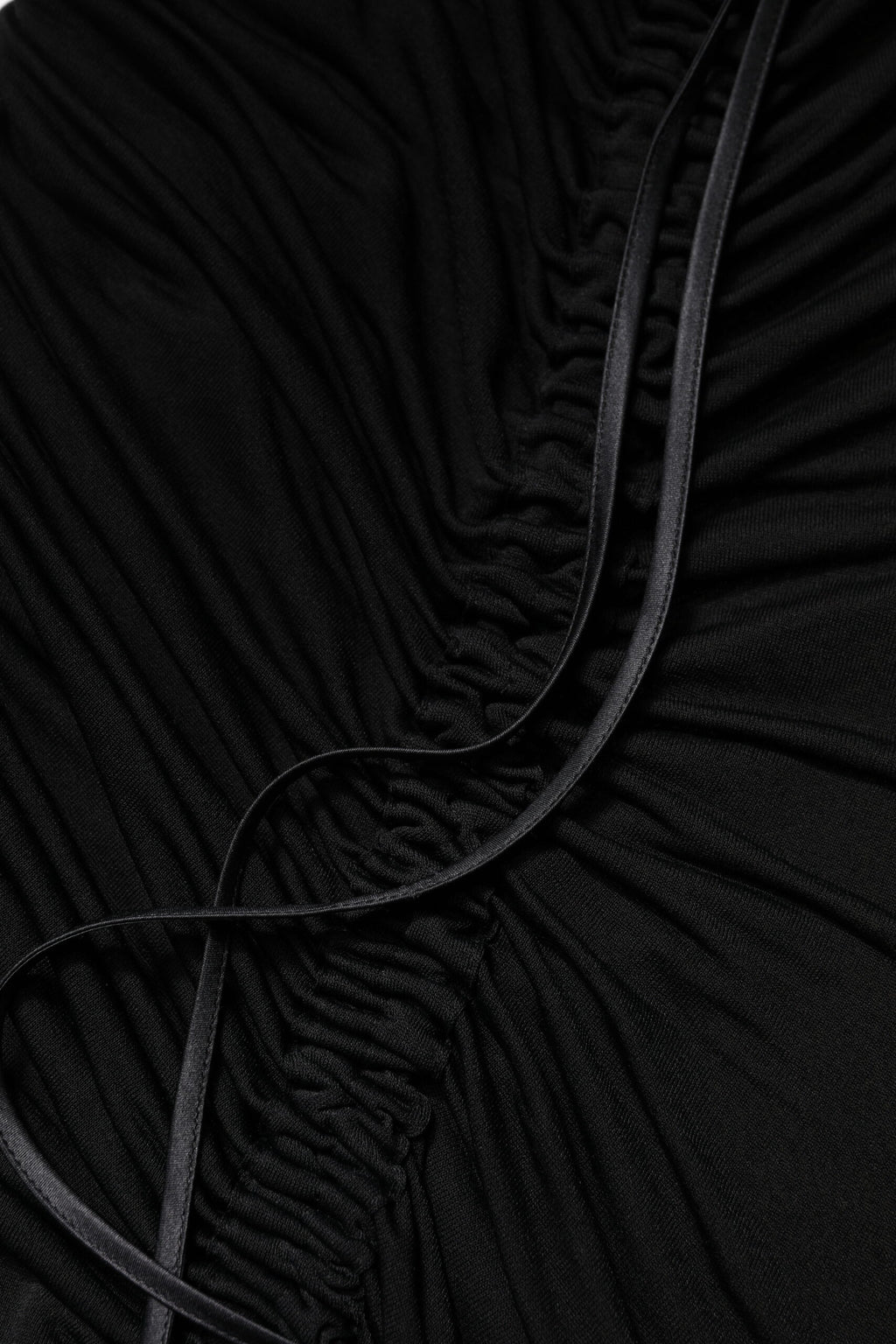 Black Mesh Trim Bodycon Long Sheath Dress
