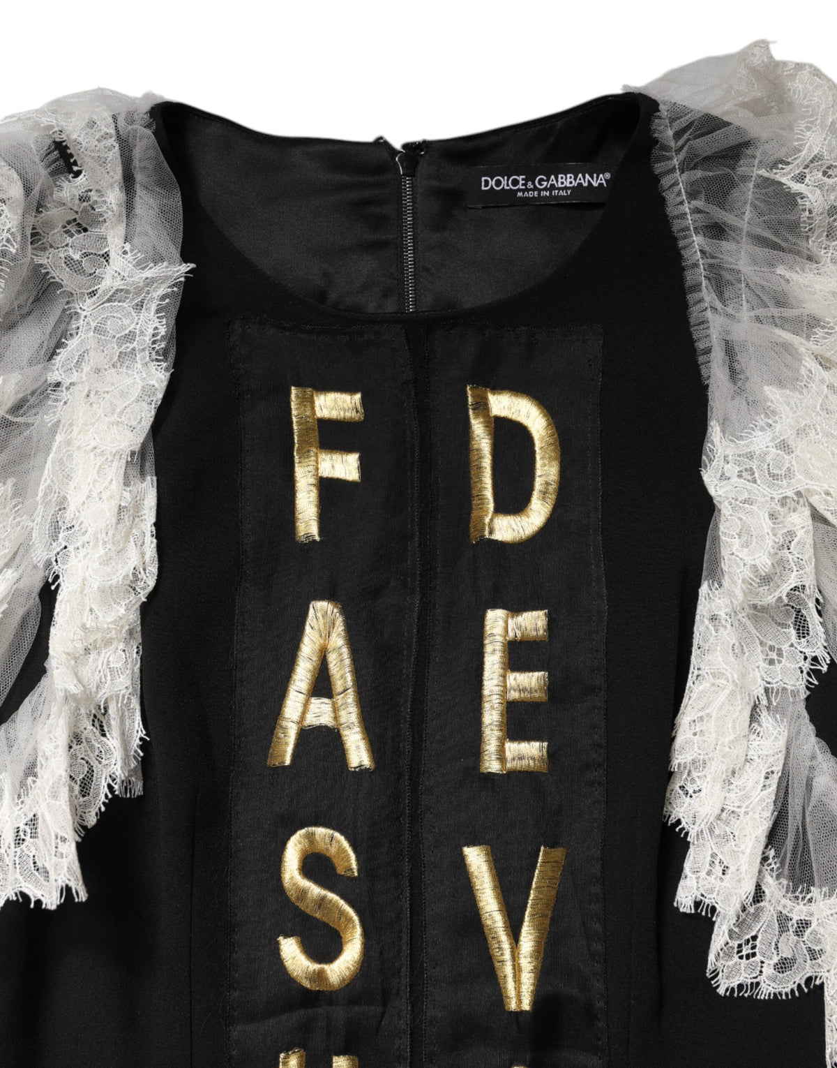 Black Fashion Devotion Embellish Mini Dress