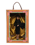 Black Dress Ceramic Porcelain Fashion Leather Sicily Dolls