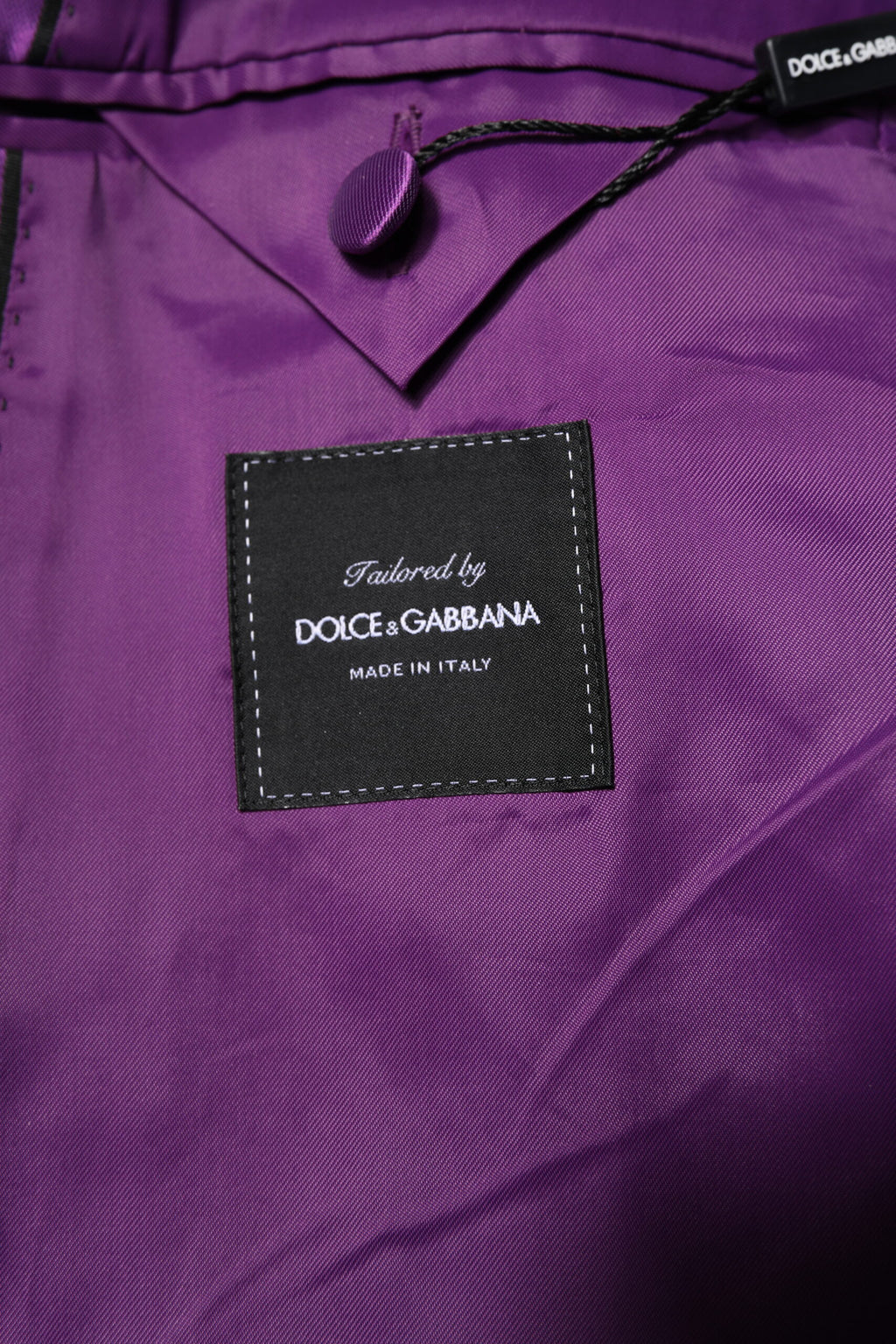 Purple Double Breasted Men Suit Coat Blazer