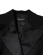 Black Wool Jumpsuit Dress Women Coat Jacket