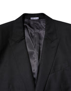Dark Blue MARTINI Wool Blazer Coat Jacket