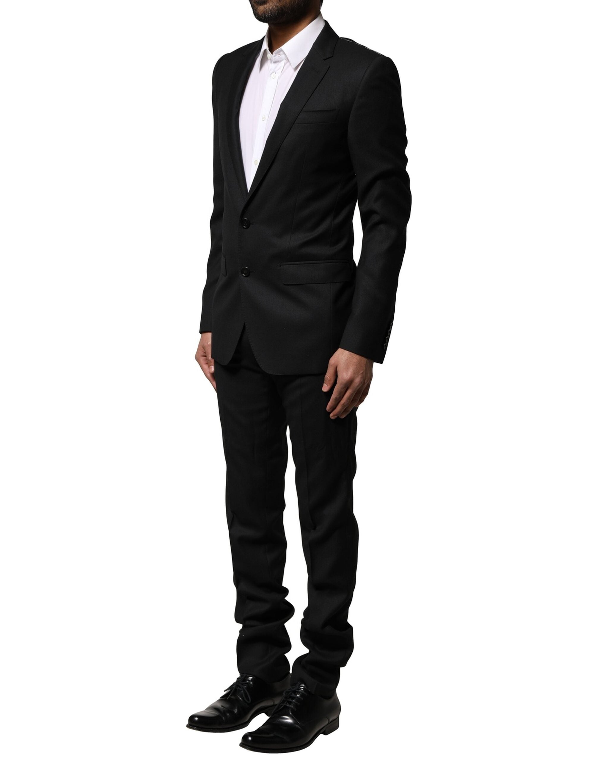 Blue MARTINI Wool Formal 2 Piece Suit